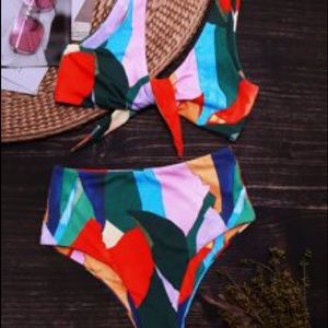 Abstract Shein Swimsuit